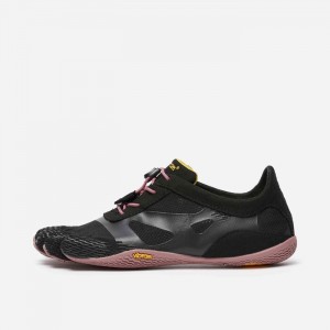 Vibram KSO EVO Women's Training Shoes Black / Rose | XAPBLQZ-21