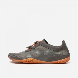 Vibram KSO EVO Women's Training Shoes Grey / Orange | CRQJGDZ-50