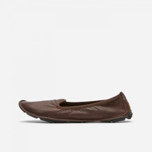 Vibram Leather Women's One Quarter Brown / Black | IAVDPXF-62