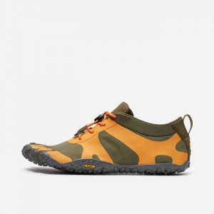 Vibram V-Alpha Military Men's Hiking Shoes Orange / Grey | PMGVZJQ-12