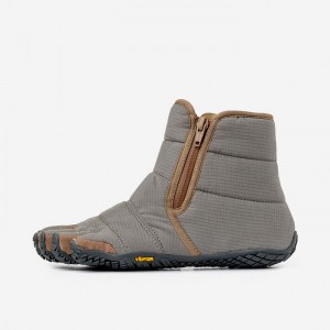 Vibram V-Lynx Men's Lifestyle Shoes Grey / Brown | VDEJLRO-20