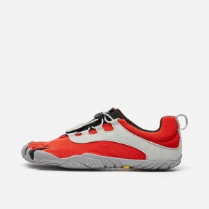 Vibram V-Run Retro Men's Training Shoes Red / Black / Grey | WJURGHY-86