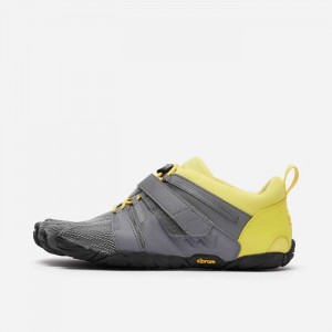 Vibram V-Train 2.0 Men's Training Shoes Grey / Yellow / Black | BNAIYSR-92