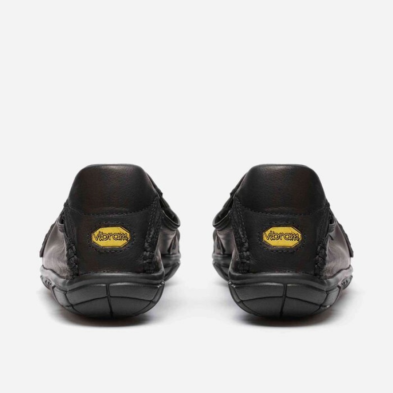 Vibram CVT-Leather Men's Lifestyle Shoes Black | XZIGUAB-19