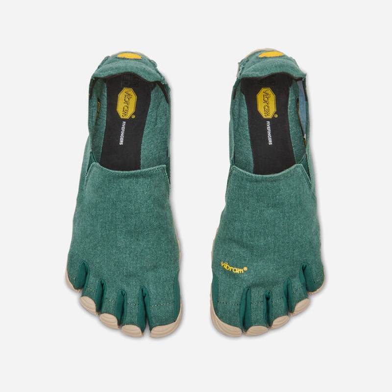 Vibram CVT LB Men's Lifestyle Shoes Green / Beige | RQABUCI-59