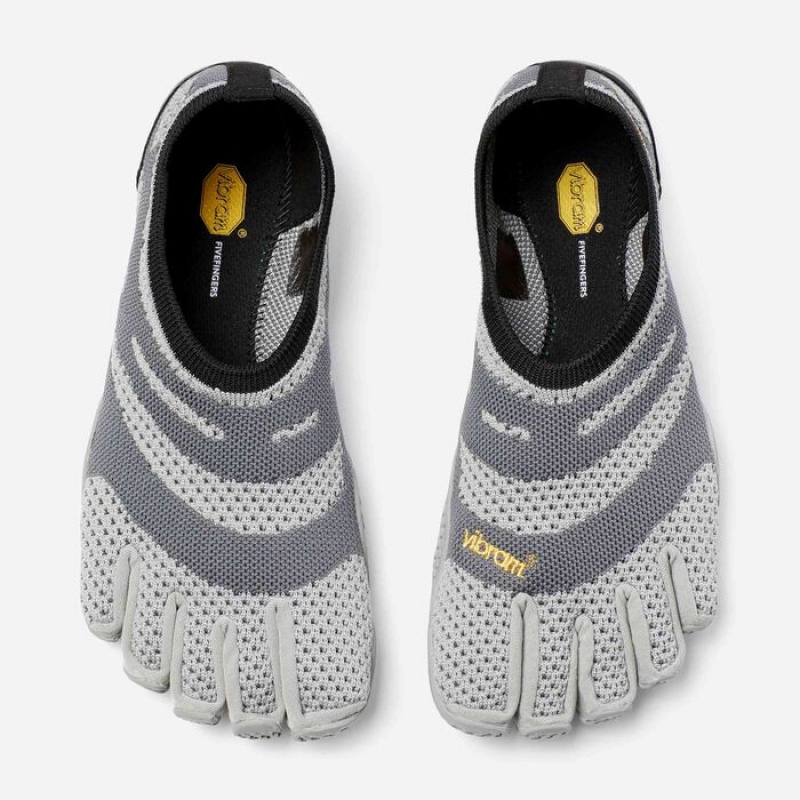 Vibram EL-X Knit Men's Training Shoes Grey | MHZTRSI-48