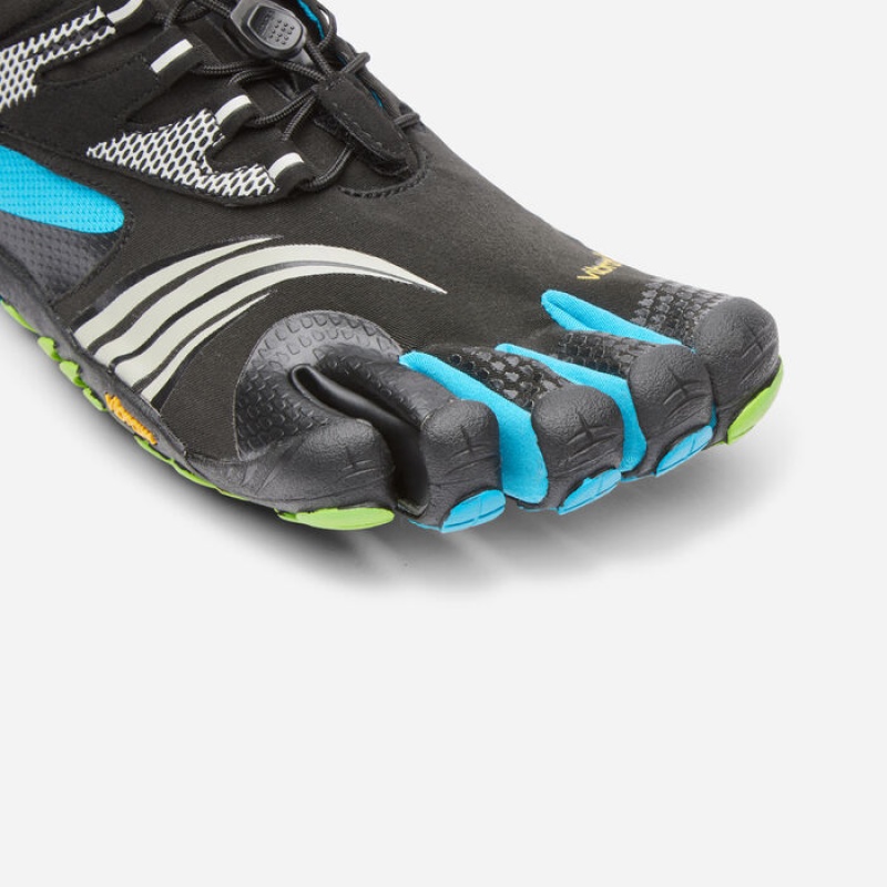 Vibram KMD Sport LS Men's Training Shoes Black / Blue / Green | OLGPMSQ-89