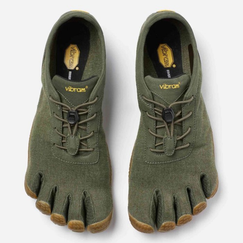 Vibram KSO ECO Military Men's Lifestyle Shoes Green | VBZYUCN-46