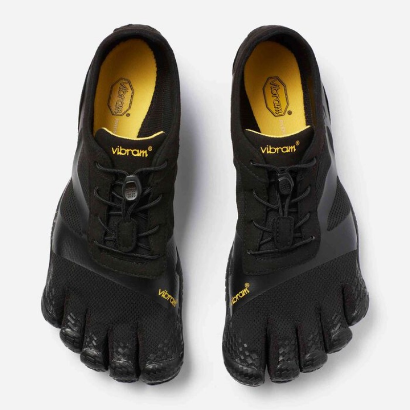 Vibram KSO EVO Men's Training Shoes Black | LQWPXET-78