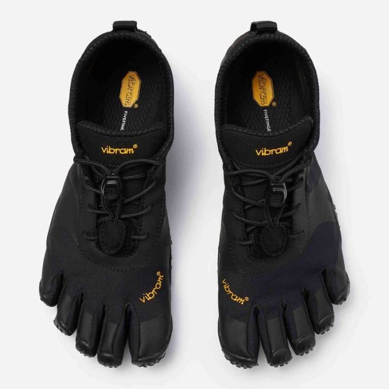 Vibram V-Alpha Men's Hiking Shoes Black | LPMVFRE-61