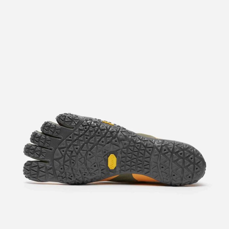 Vibram V-Alpha Military Men's Hiking Shoes Orange / Grey | PMGVZJQ-12