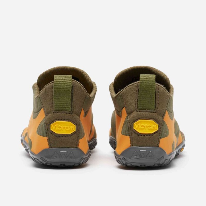 Vibram V-Alpha Military Men's Hiking Shoes Orange / Grey | PMGVZJQ-12