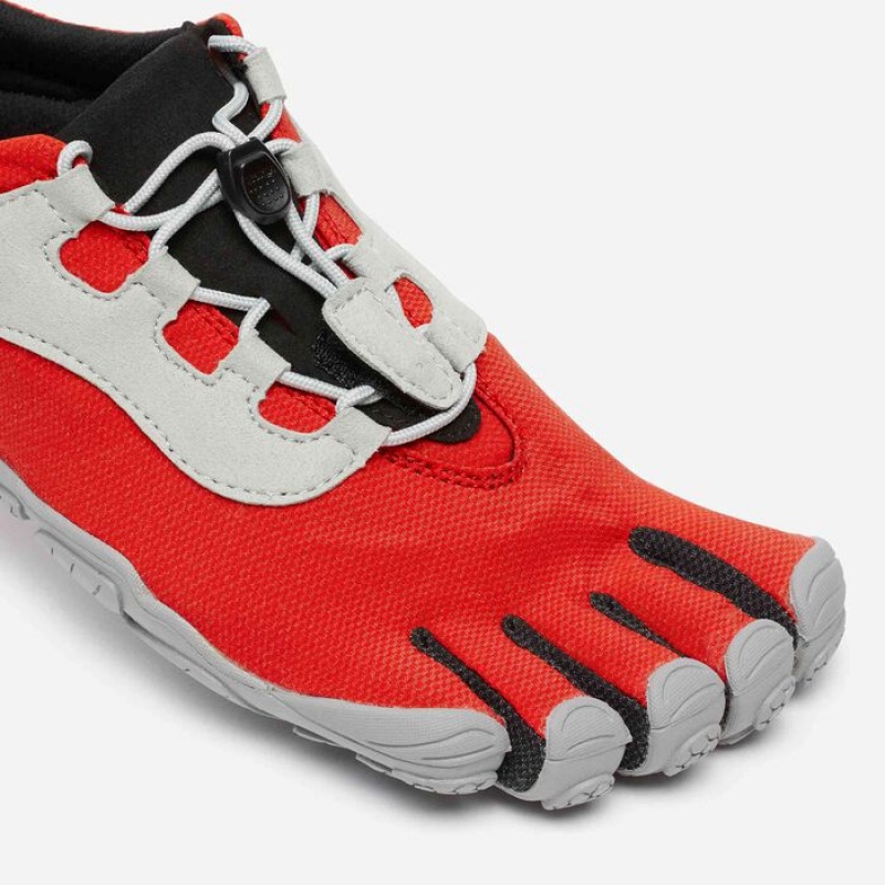 Vibram V-Run Retro Men's Training Shoes Red / Black / Grey | WJURGHY-86