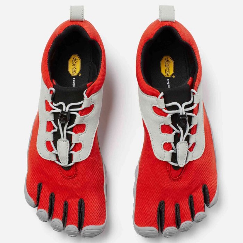 Vibram V-Run Retro Men's Training Shoes Red / Black / Grey | WJURGHY-86