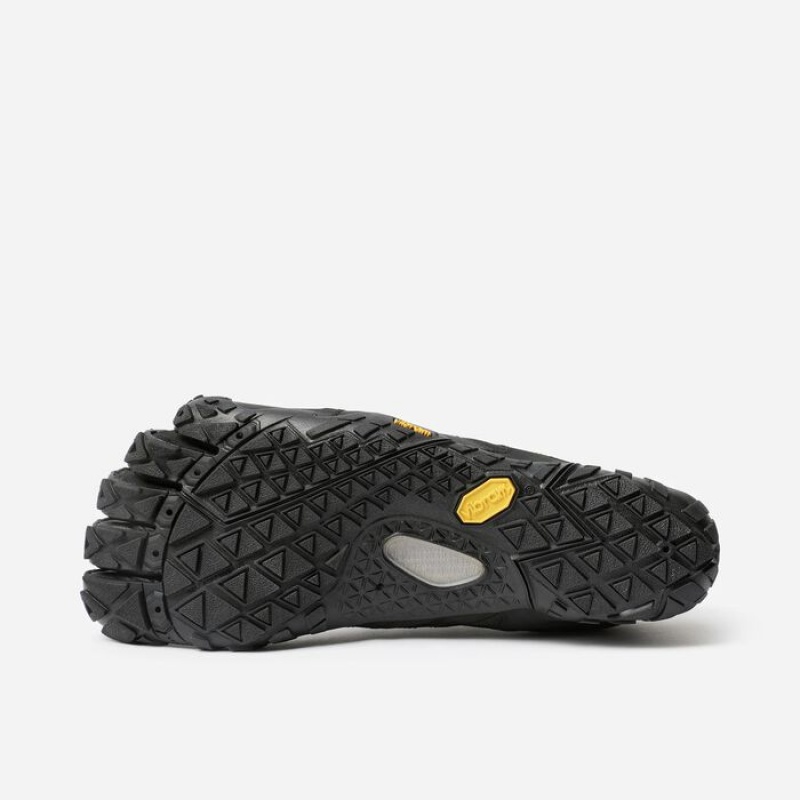 Vibram V-Trail 2.0 Men's Hiking Shoes Black / Yellow | NVRPIUG-02