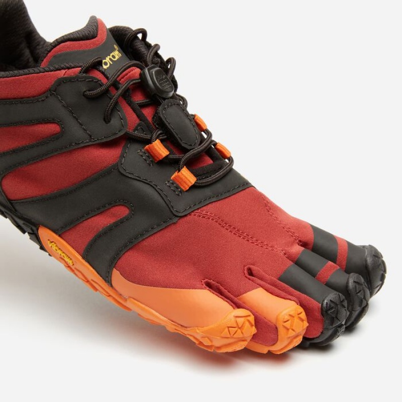 Vibram V-Trail 2.0 Pompeian Men's Hiking Shoes Red / Black | SZNWLTF-89