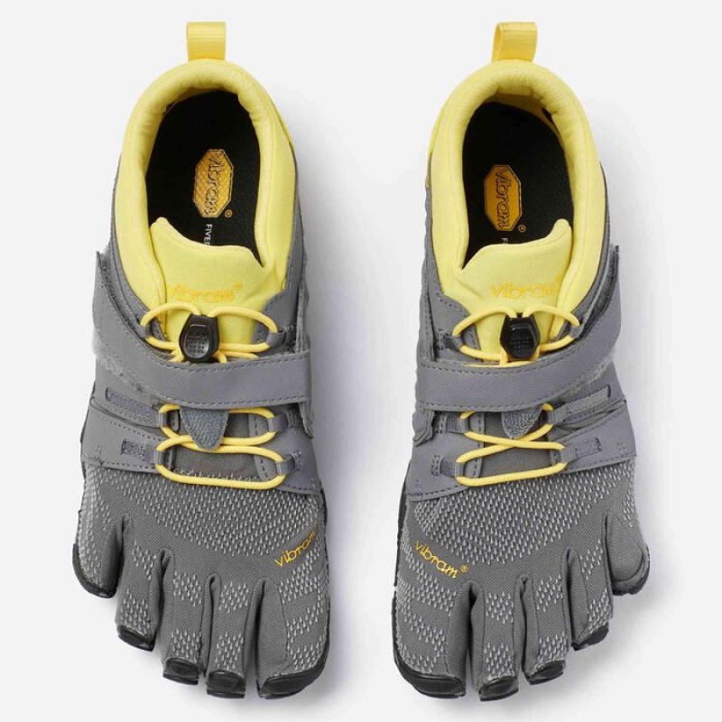 Vibram V-Train 2.0 Women\'s Training Shoes Grey / Yellow / Black | PVHIMLZ-54