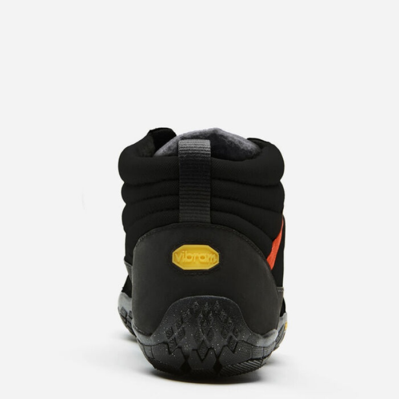 Vibram V-Trek Insulated Men's Lifestyle Shoes Black / Grey / Red | VBEDJSQ-86