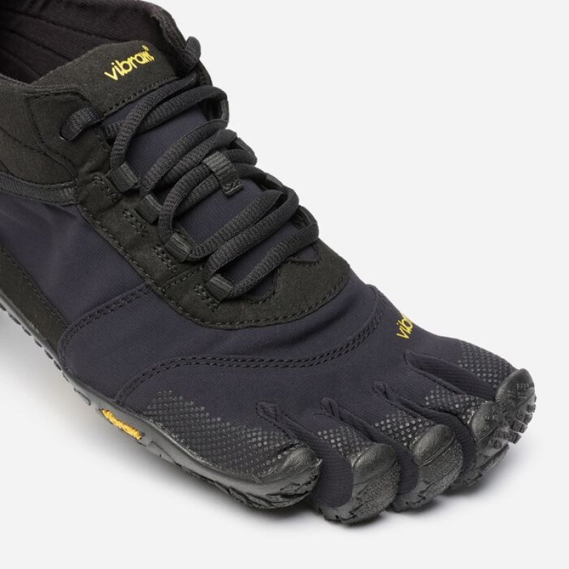 Vibram V-Trek Women's Hiking Shoes Black / Black | ODXWBQJ-16