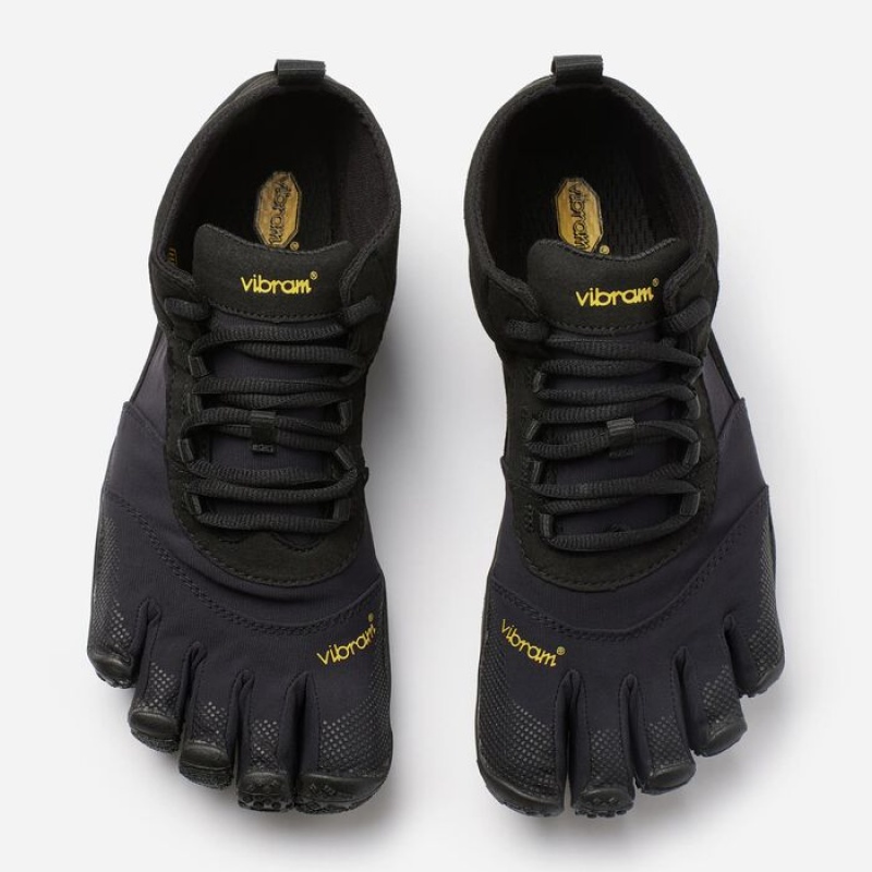 Vibram V-Trek Women's Hiking Shoes Black / Black | ODXWBQJ-16